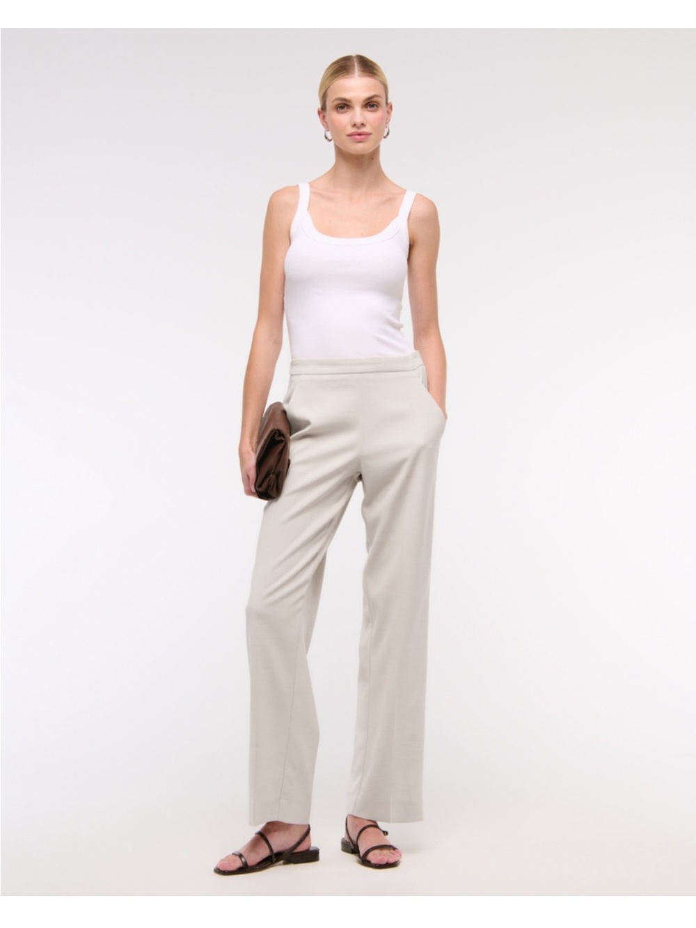 Abercrombie & Fitch side Stripe Pull-on pant